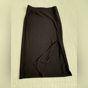 Abercrombie & Fitch Black Midi Skirt